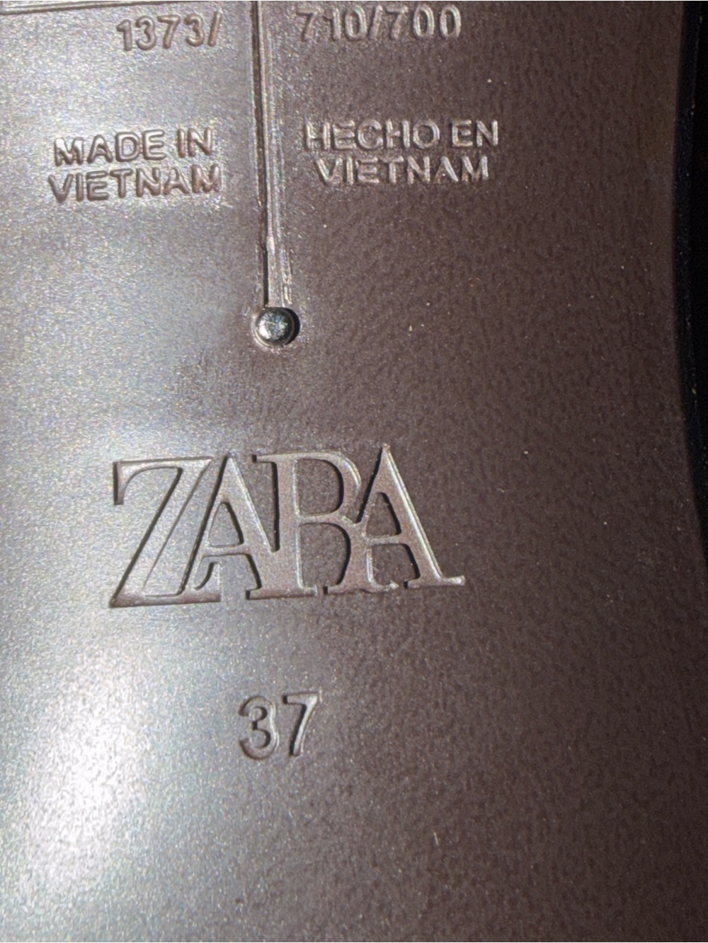 Like new Zara Leather Sandals in Brown; size 37 / 6.5 - Picture 6 of 8
